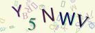 This is a captcha-picture. It is used to prevent mass-access by robots. (see: www.captcha.net)